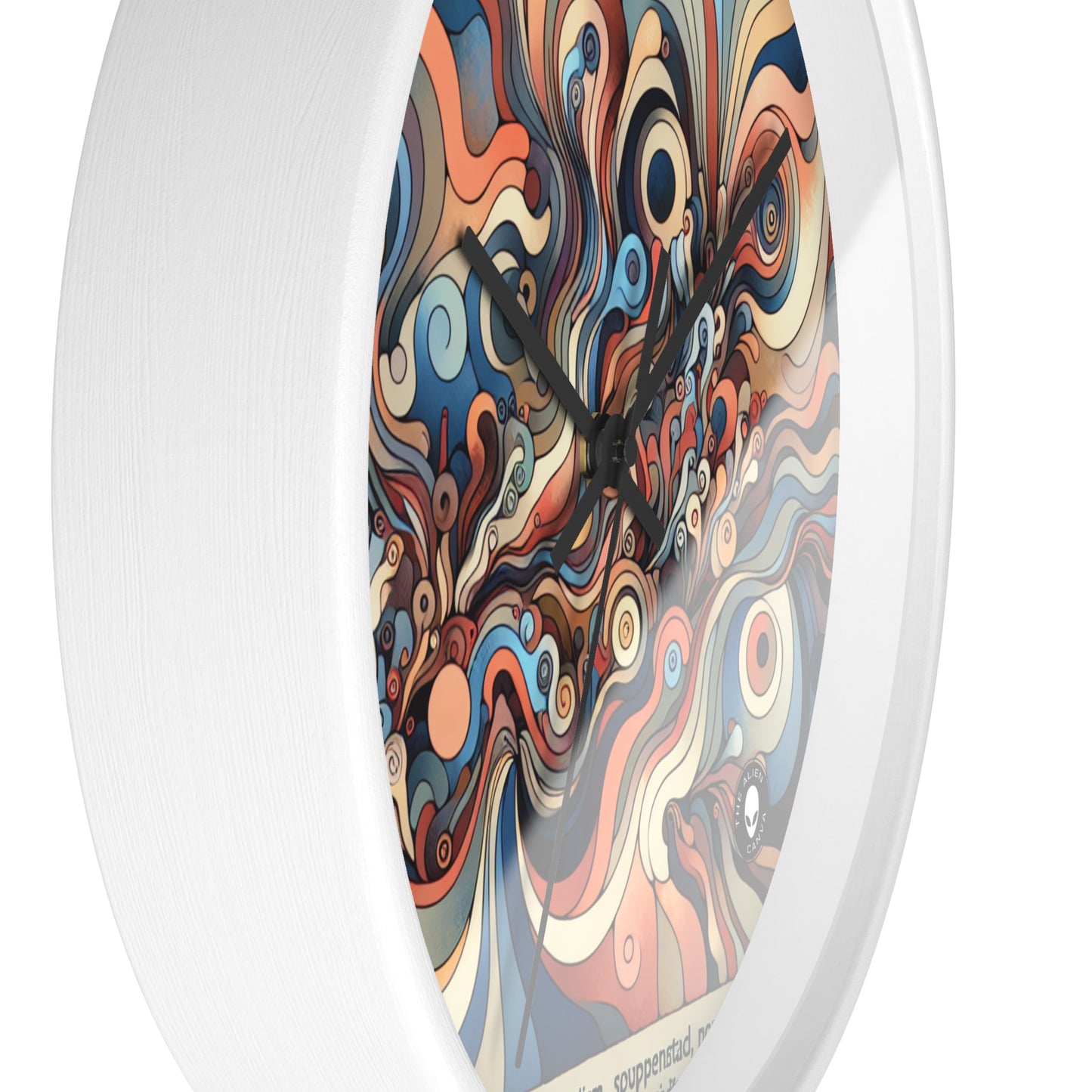 "Unleashing the Unconscious: A Surrealistic Exploration" - The Alien Wall Clock Surrealist Automatism