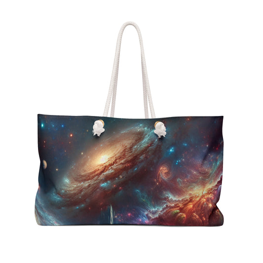 "Explorando el reino celestial": el bolso de fin de semana de Alien