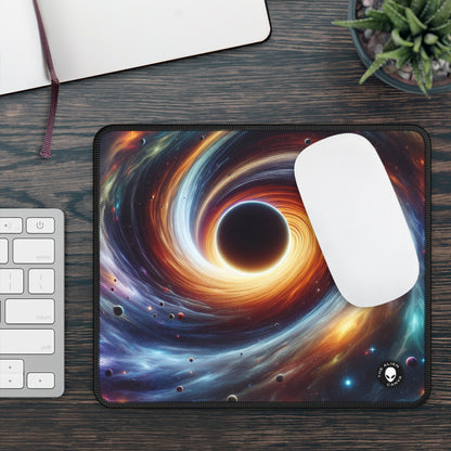 "Galactic Vortex: The Colorful Dance of Stars and Planets" - The Alien Gaming Mouse Pad