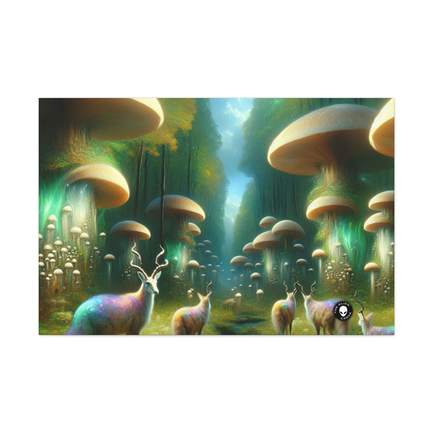 « Mystical Mushroom Grove » - La Toile Alien