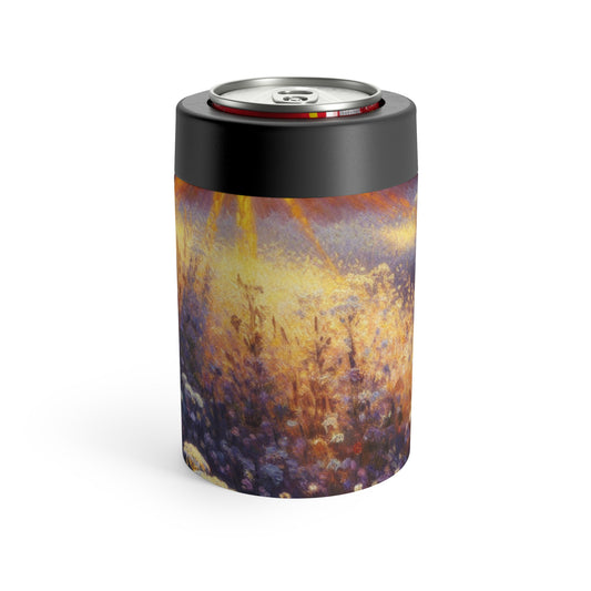 "Wildflower Sunrise" - The Alien Can Holder Impressionism Style