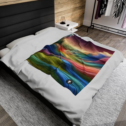 "Emotionally Charged Dreamscape" - The Alien Velveteen Plush Blanket