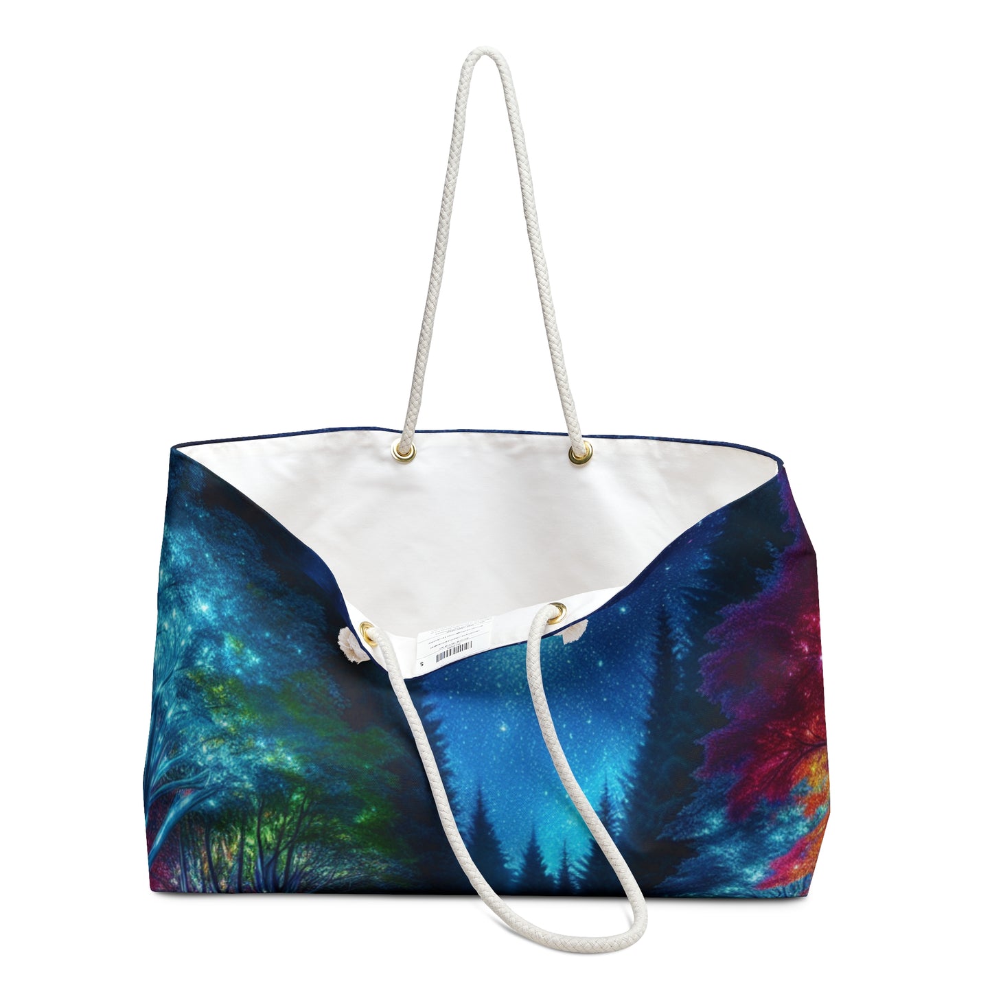 "Crystal Glow: The Enchanted Forest" - The Alien Weekender Bag