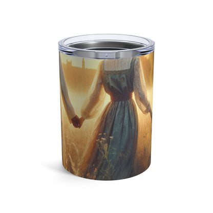 "Dulce atardecer de verano" - El vaso alienígena de 10 oz estilo romanticismo