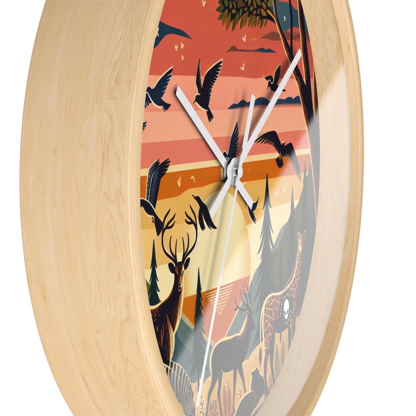 "Natural Primalism: Revealing the Essence" - The Alien Wall Clock Primitivism