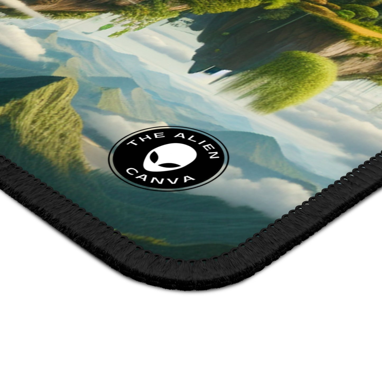 "Elemental Isles: A Dreamlike Journey through Nature's Wonders" - The Alien Gaming Mouse Pad