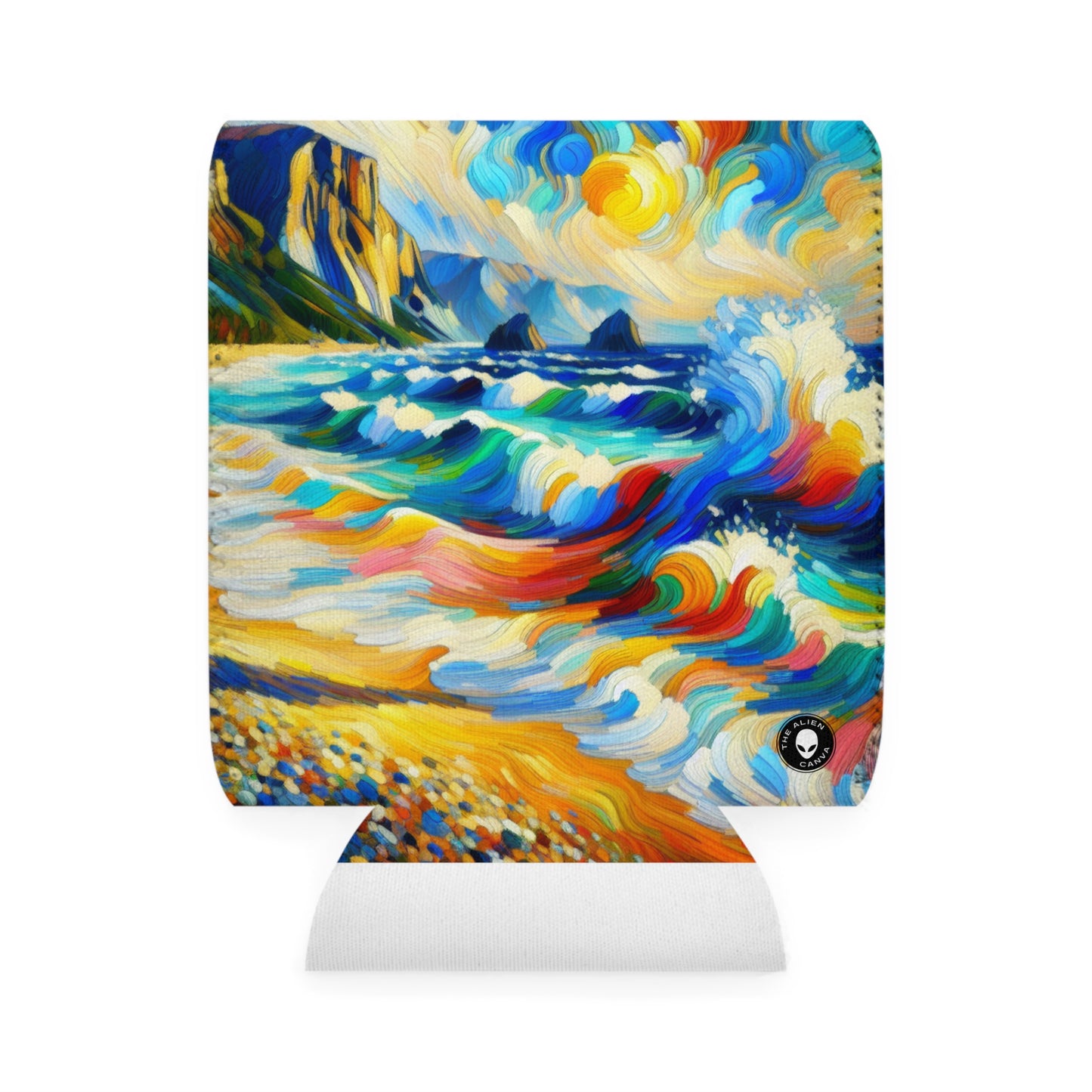 "The Fauvist Shore" - Le fauvisme Alien Can Cooler Sleeve