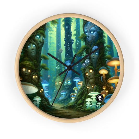 "Enchanted Forest" - The Alien Wall Clock