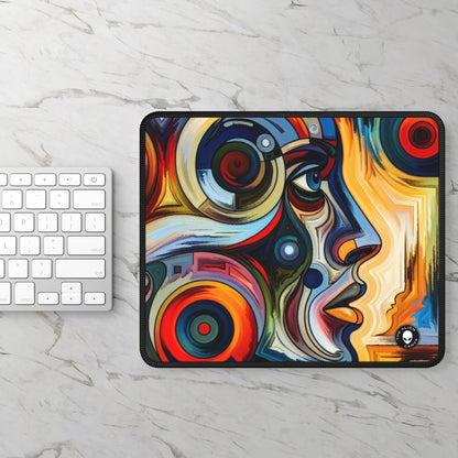 "Stormy Symphony: Una cautivadora pintura expresionista abstracta" - The Alien Gaming Mouse Pad Expresionismo