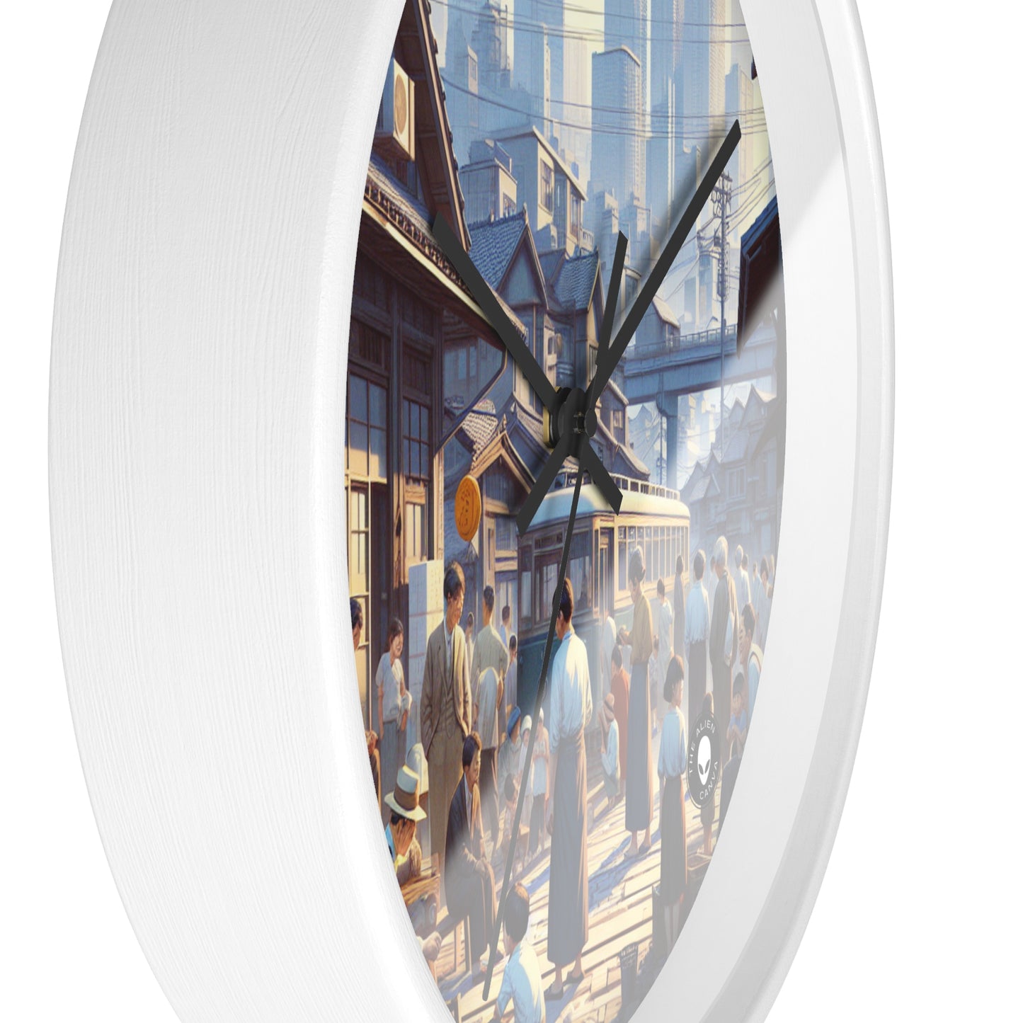 "Unity in Diversity: Community Garden" - The Alien Wall Clock Social Realism