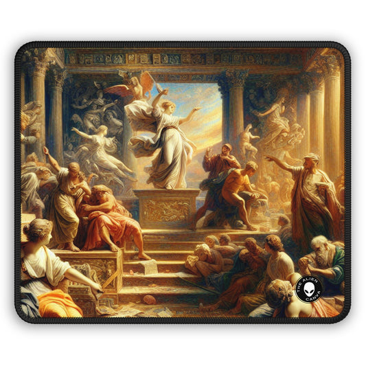 "Modern Renaissance: Leaders of Today" - The Alien Gaming Mouse Pad Neoclassicism