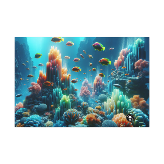 "Neon Reef: A Surreal Underwater Symphony" - The Alien Canva