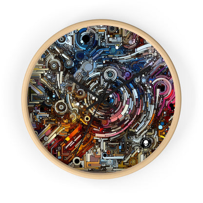 "Poder deconstructivo: una exploración postestructuralista del lenguaje" - The Alien Wall Clock Arte postestructuralista