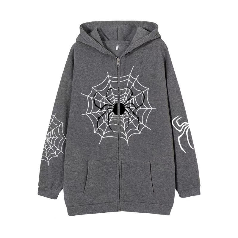 Spider Zipper Sweater Halloween Decoration