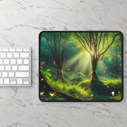 « Magie de la forêt lumineuse » – Le tapis de souris de jeu Alien