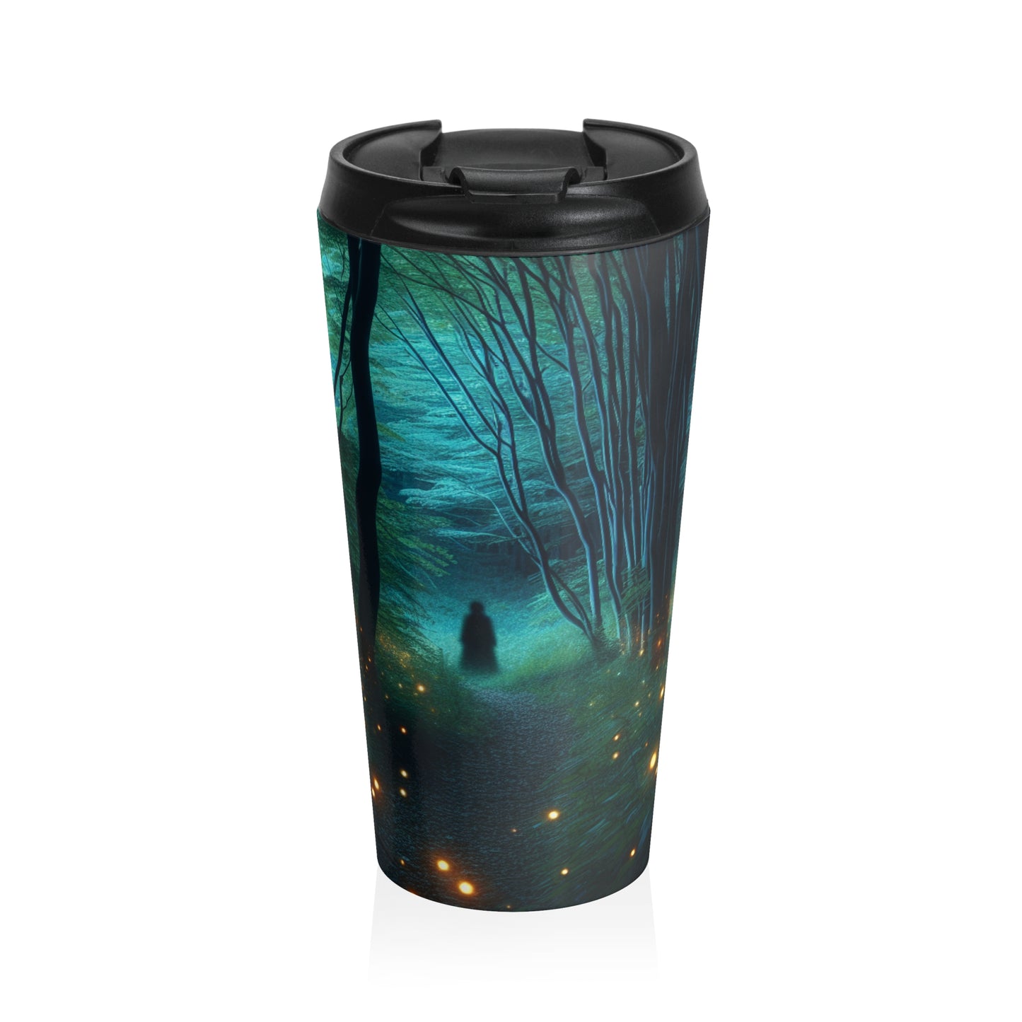 « Enchanted Vigil » – La tasse de voyage en acier inoxydable Alien