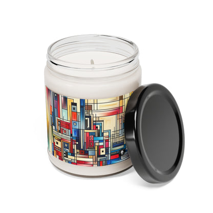 "Urban Symmetry: A Precisionist Perspective" - The Alien Scented Soy Candle 9oz Precisionism