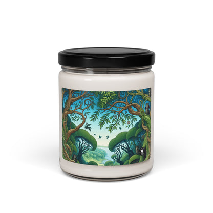 "Enchanted Woodland: Where Trees Dance and Creatures Roam" - The Alien Scented Soy Candle 9oz