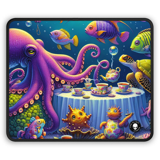 "L'heure du thé sous la mer" - Le tapis de souris de jeu Alien