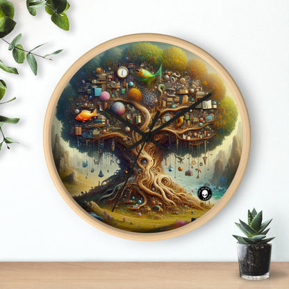 "The Tree of Curiosities" - The Alien Wall Clock