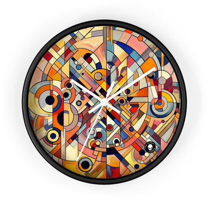 Caos y armonía: una danza visual - El reloj de pared alienígena Arte abstracto