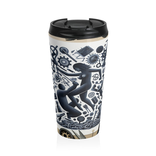 "Power Struggle: A Celebration of Resistance" - The Alien Stainless Steel Travel Mug Transgressive Art