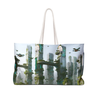 "Futuristic Utopia: Nature and Technology in Harmony" - The Alien Weekender Bag