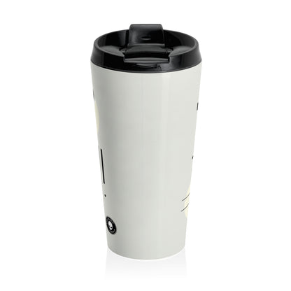 "Dynamic Balance: A Suprematist Exploration" - The Alien Stainless Steel Travel Mug Suprematism