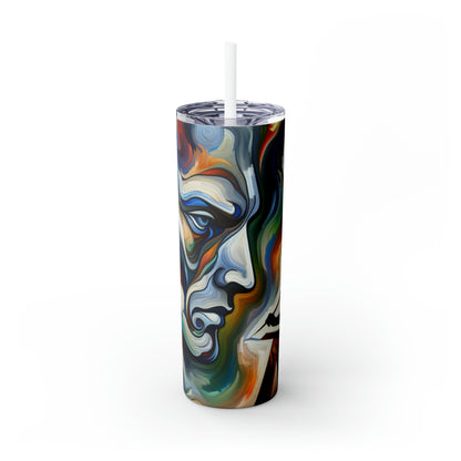 "Stirrings of the Soul" - The Alien Maars® Skinny Tumbler with Straw 20oz Expressionism