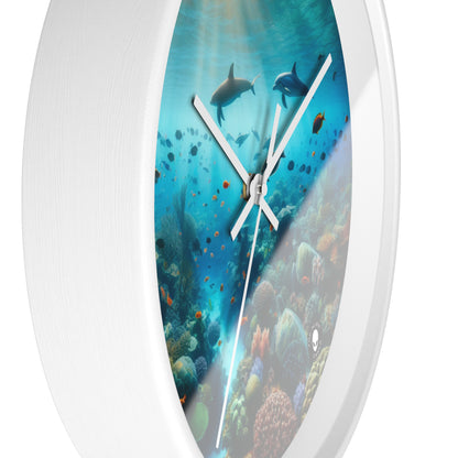 "Underwater Symphony" - The Alien Wall Clock