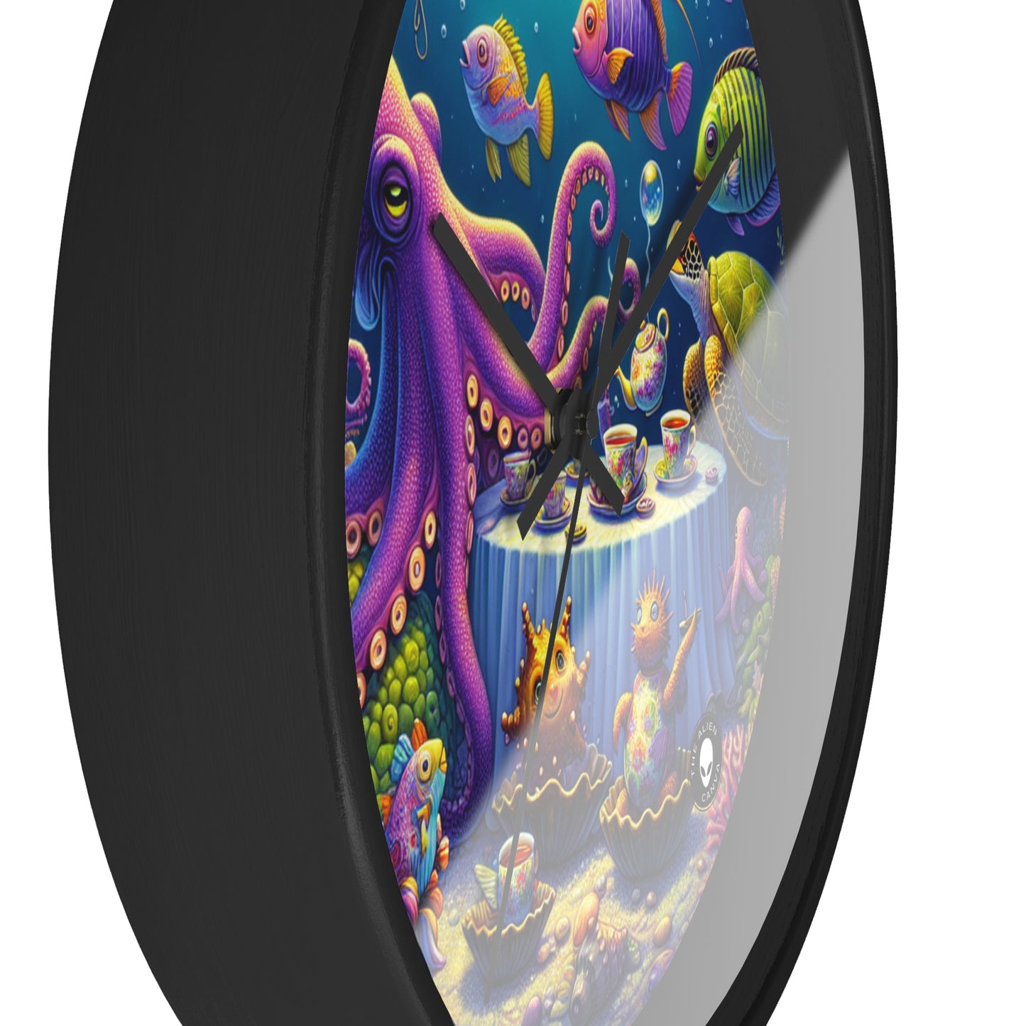 "Tea Time Under the Sea" - The Alien Wall Clock