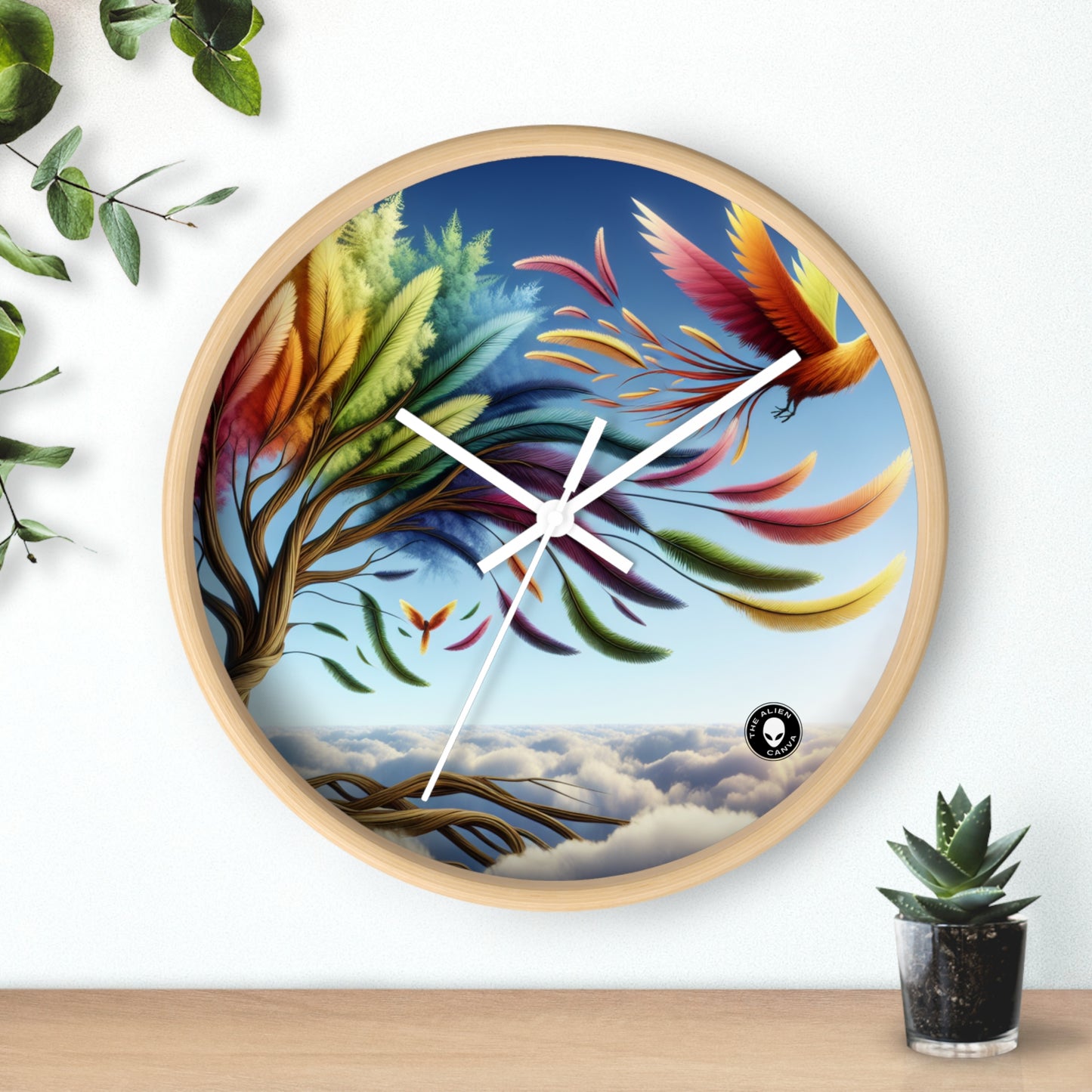 "Fantastical Flora & Fauna: A World of Whimsical Switches" - The Alien Wall Clock