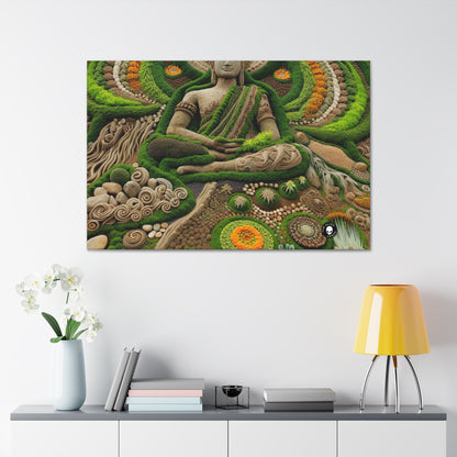 "Forest Mandala: A Harmony of Nature" - The Alien Canva Earth Art