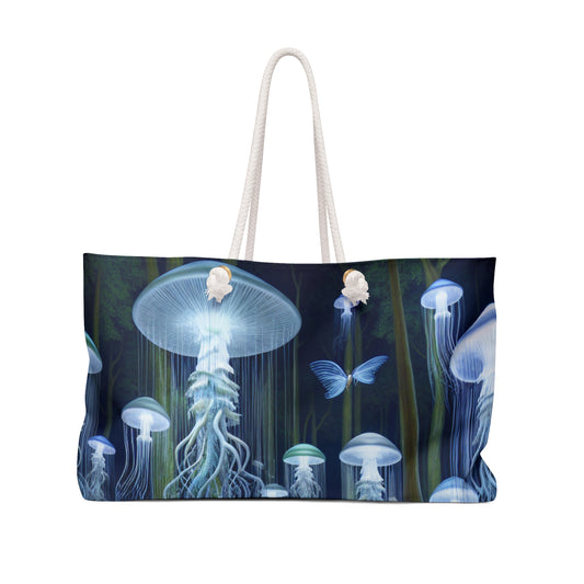 "Jellyfish Grove: Un bosque de fantasía luminiscente" - The Alien Weekender Bag