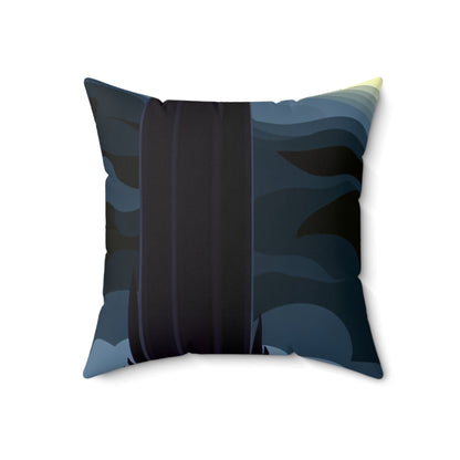 "Tower of Terror in Mordor" - The Alien Spun Polyester Square Pillow