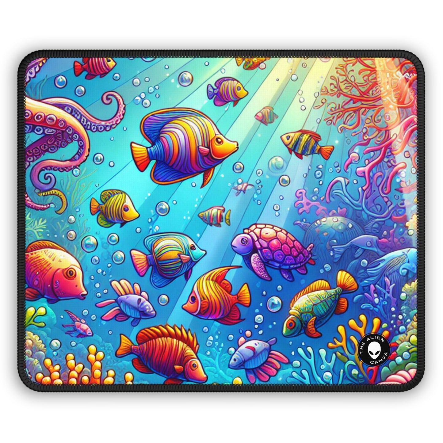 "Seaside Soiree: A Dance Party Under the Sea" - The Alien Gaming Mouse Pad