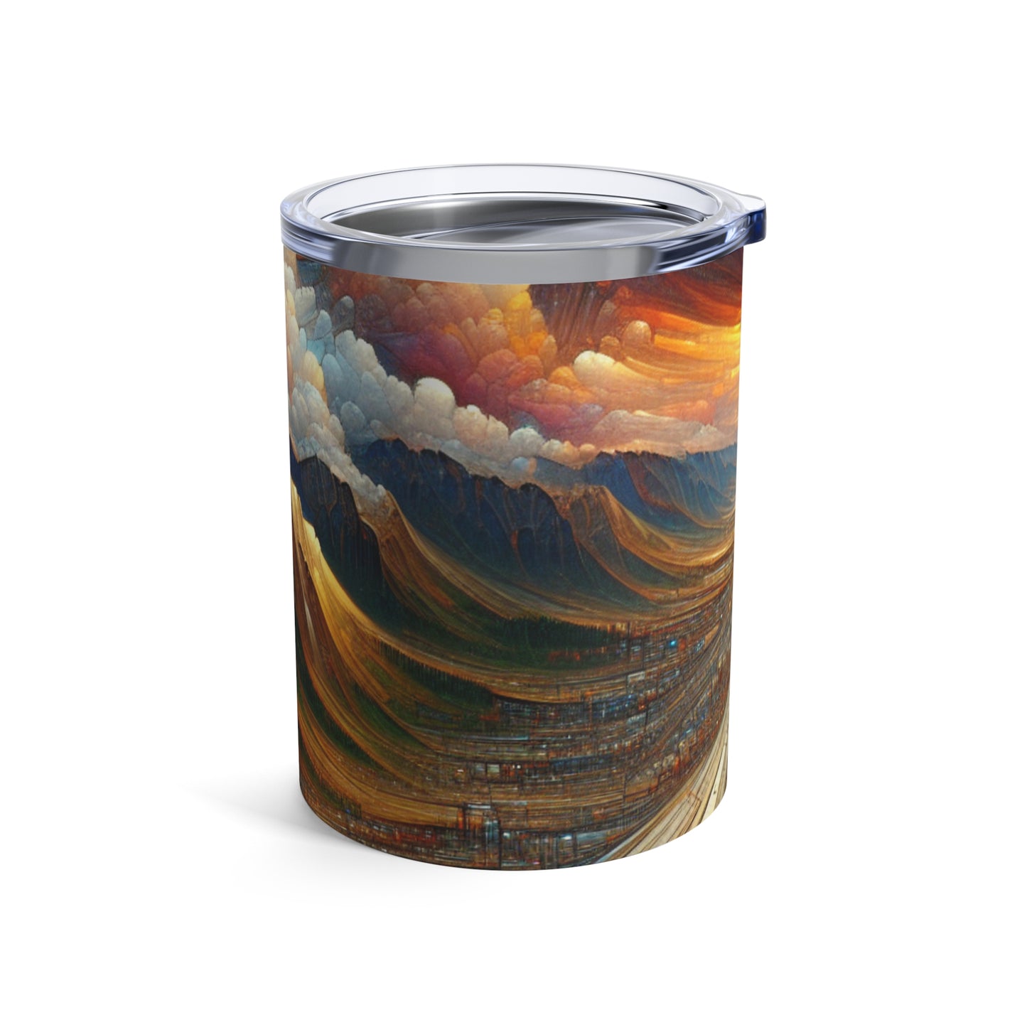 "Enchanted Realm: A Magical Fairy Kingdom" - The Alien Tumbler 10oz Digital Painting