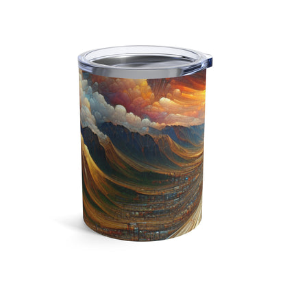 « Royaume enchanté : un royaume de fées magique » - La peinture numérique Alien Tumbler 10oz