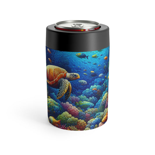 "Marine Paradise: Colorful Coral Reef Wildlife" - The Alien Can Holder