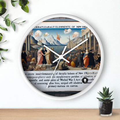 "Minimalist Object: A Study in New Objectivity" - The Alien Wall Clock New Objectivity