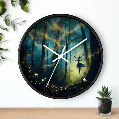 "Bosque Encantado: Baile de Luciérnagas" - El Reloj de Pared Extraterrestre