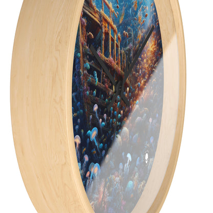 "Enigmatic Underwater World" - The Alien Wall Clock