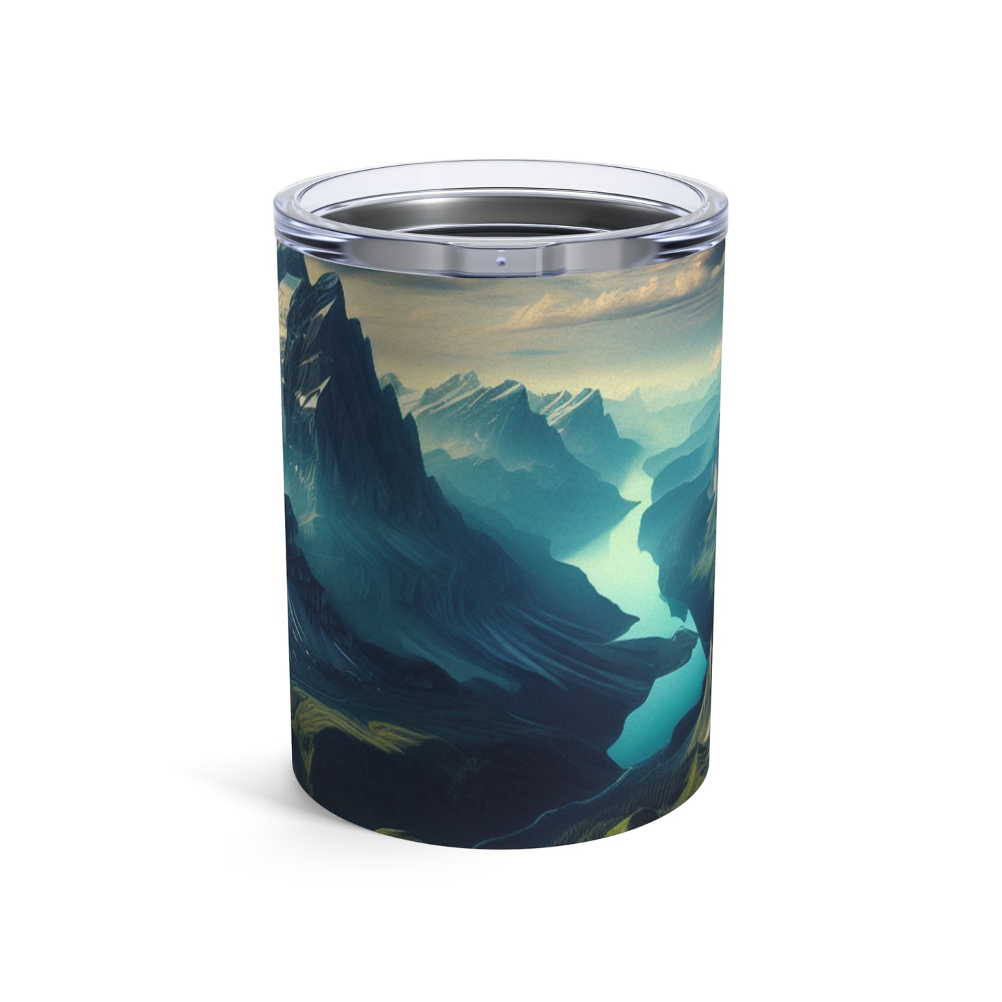 "Dripping Delight: Hiperrealista Fresa" - The Alien Tumbler 10oz Hyperrealism