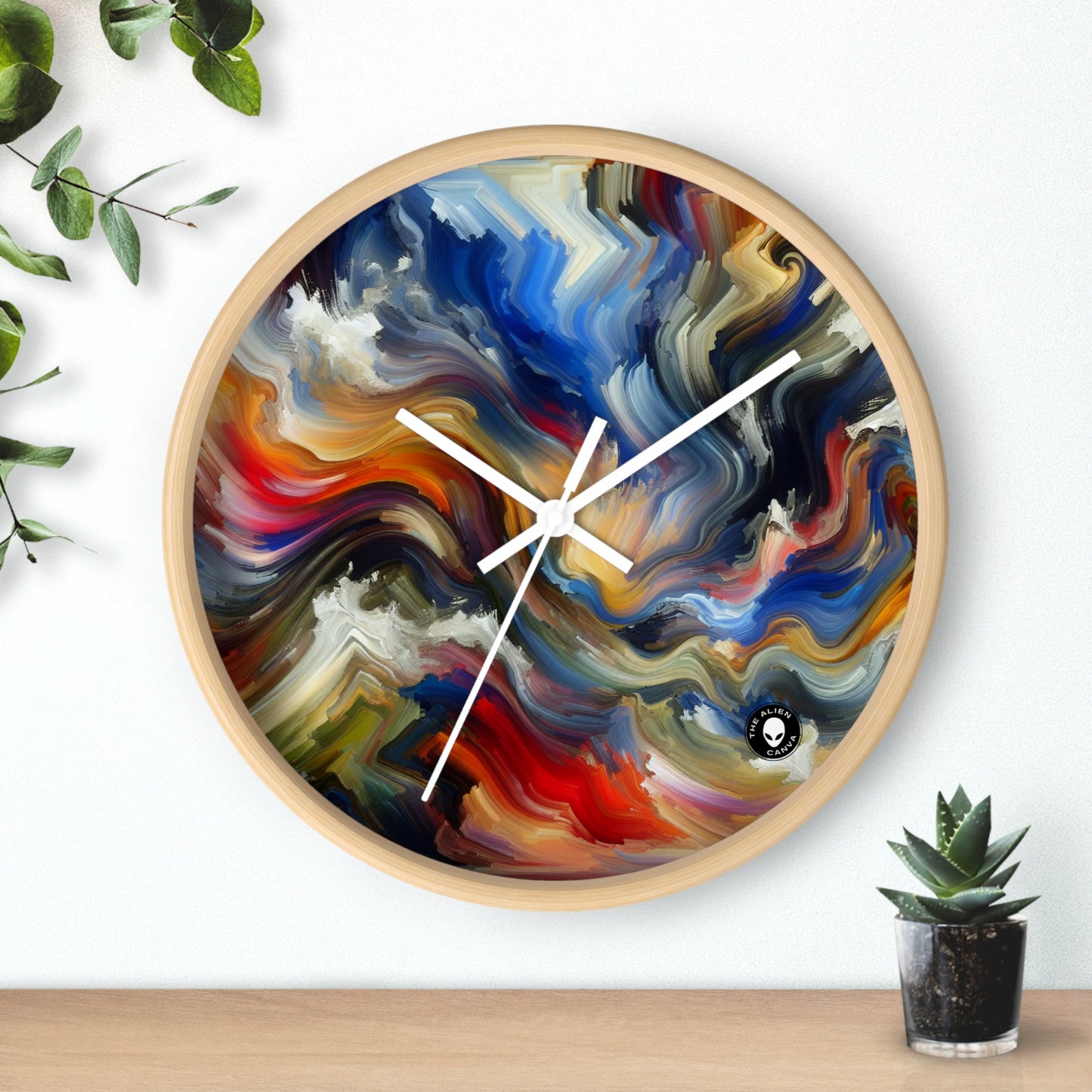 "Cacophony of Conflict" - The Alien Wall Clock Expressionism