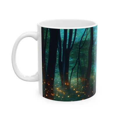 "Vigilia Encantada" - Taza de Cerámica Extraterrestre 11oz