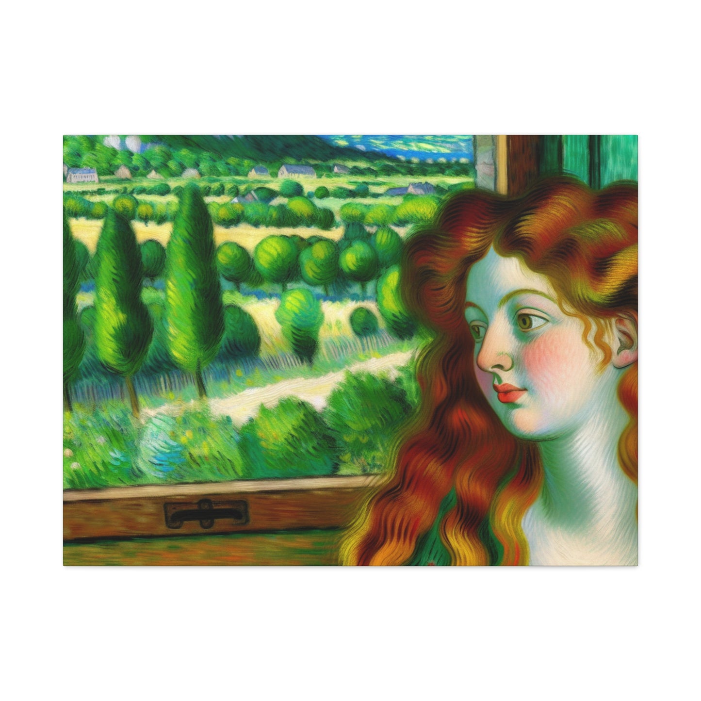 "French Countryside Escape" - The Alien Canva Post-Impressionism Style