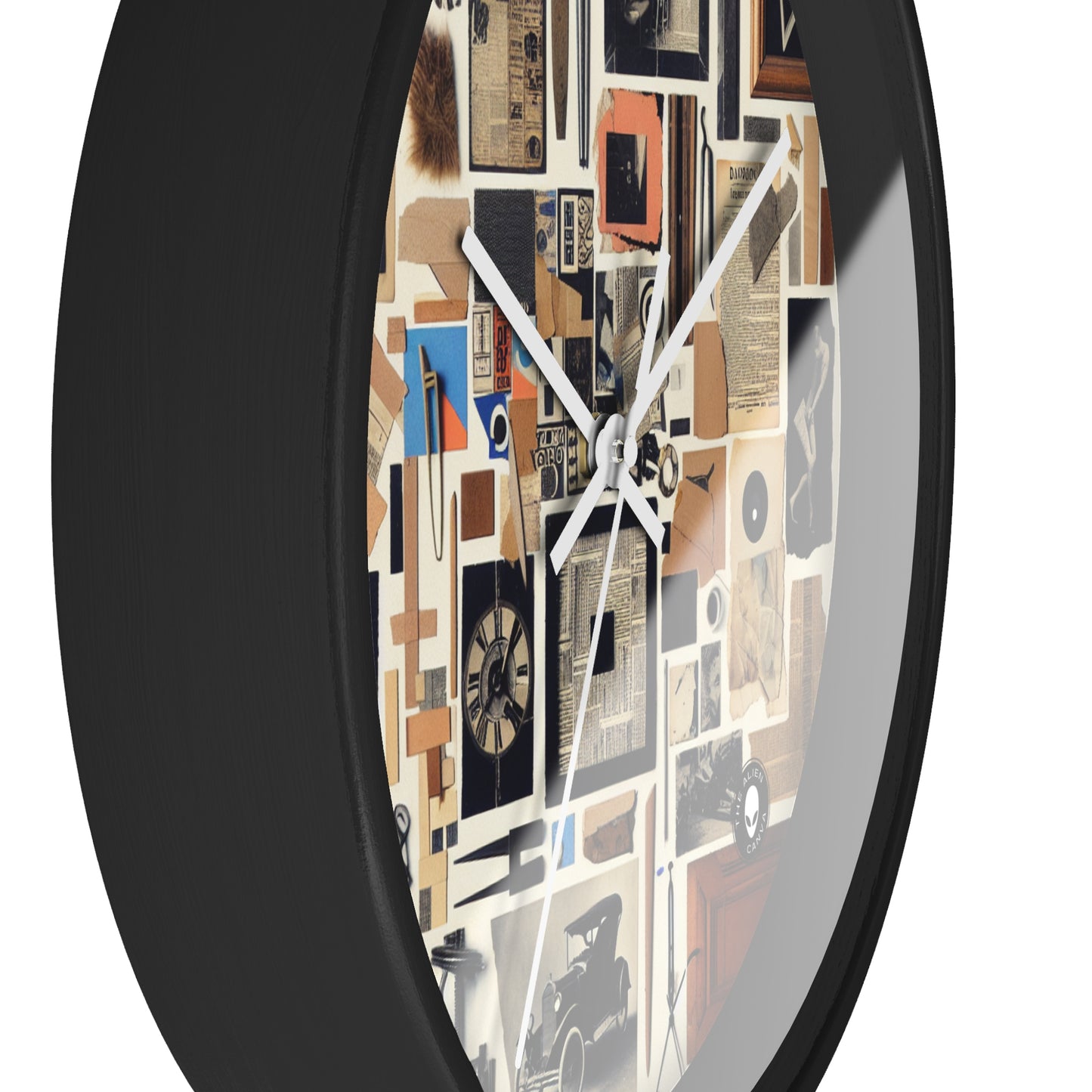 "Chaos in Modernity: A Journey to Meaning" - The Alien Wall Clock Dadaism