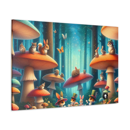 "Mushroom Wonderland: A Magical Tea Party" - The Alien Canva