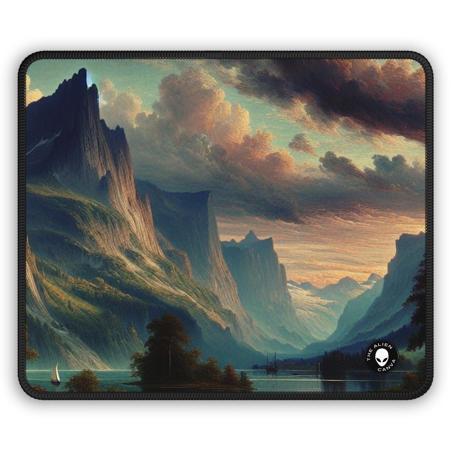 "The Tempestuous Soul: A Romantic Interpretation" - The Alien Gaming Mouse Pad Romanticism