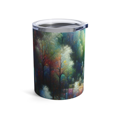 « Enchantement au clair de lune : une forêt vibrante » - The Alien Tumbler 10oz